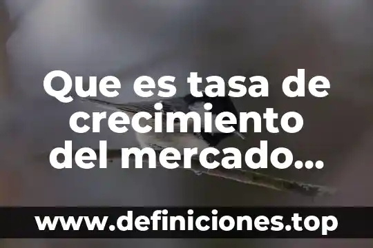 Gráfico P que es y su fórmula 5 Que es tasa de crecimiento del mercado formula