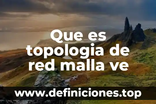 Ve que es 4 Que es topologia de red malla ve
