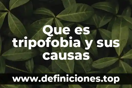 Que es una adiccion yahoo respuestas 7 Que es tripofobia y sus causas
