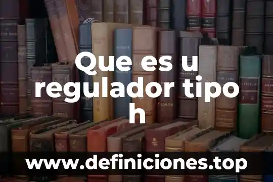 Tipo de conector que es el reloj inteligente 3 Que es u regulador tipo h