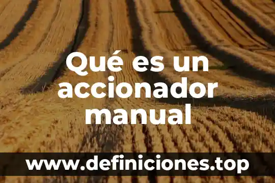 Que es mejor el doble embrague o el manual 3 Qué es un accionador manual