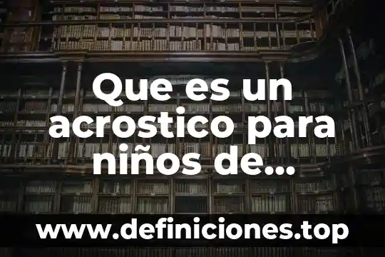 Que es un sistema hipotético de segundo orden 8 Que es un acrostico para niños de segundo grado