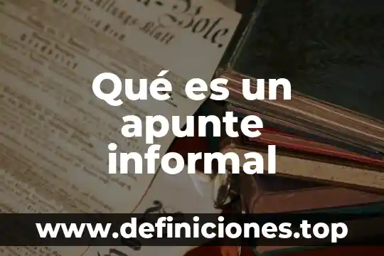 Que es una forma volumetrica 4 Qué es un apunte informal