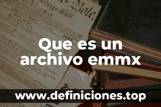 Qué es el archivo alg 5 Que es un archivo emmx