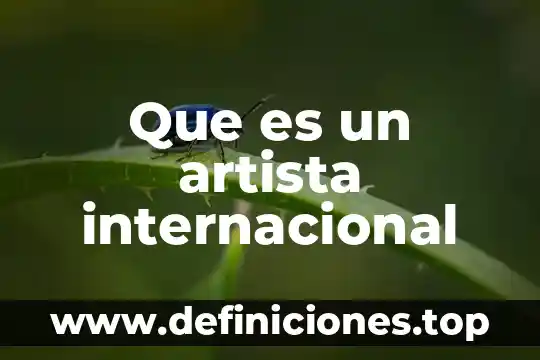 Que es pornografias de hombres 5 Que es un artista internacional