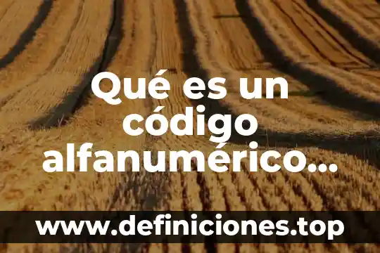 Que es calibracion en electronica 3 Qu茅 es un c贸digo alfanum茅rico en electr贸nica digital