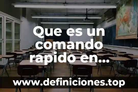 Qué es más rápido que la luz o el sonido 3 Que es un comando rapido en informatica