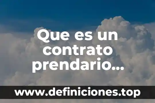 Gráfica rica que es 7 Que es un contrato prendario costa rica