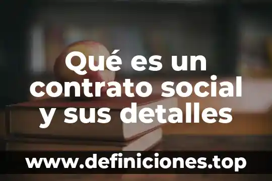 Qué es un contrato social y sus detalles