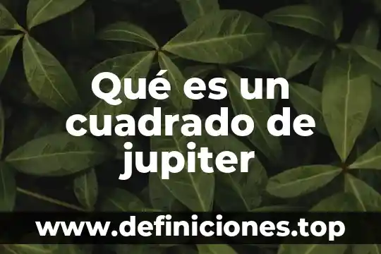 ¿Qué es la hipotenusa del cuadrado? 8 Qué es un cuadrado de jupiter
