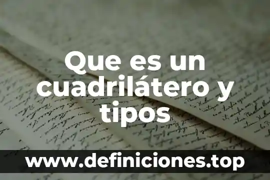 Qué es interculturales significado 5 Que es un cuadrilátero y tipos