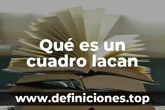 Que es un cuadro 55444 3 Qué es un cuadro lacan