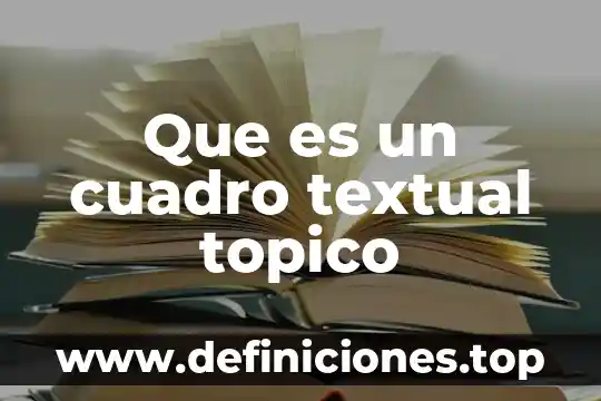 Qué es un cuadro lacan 4 Que es un cuadro textual topico