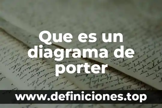 Que es unh diagrama de flujo 7 Que es un diagrama de porter