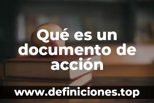 Que es un generalista cgi 7 Qué es un documento de acción