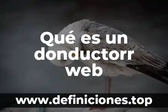 Que es un cotizador web 6 Qué es un donductorr web