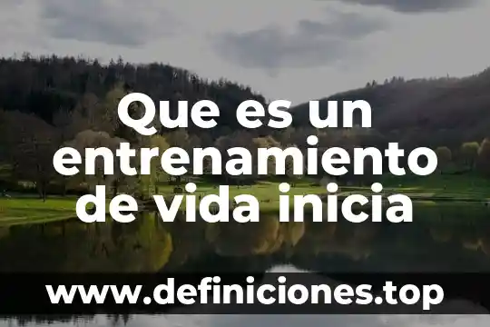 Que es el gaf en una poliza de vida 3 Que es un entrenamiento de vida inicia