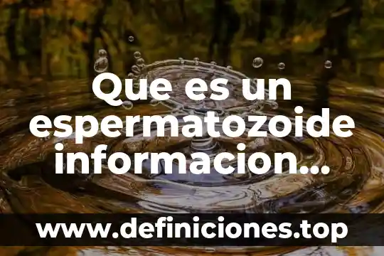 Que es cancer informacion falsa 4 Que es un espermatozoide informacion completa