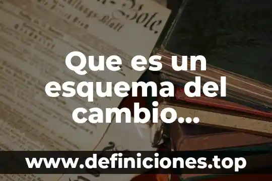 Esquema de que es investigar 6 Que es un esquema del cambio climatico