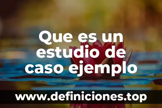 Que es el estudio de sangre tgo y tgp 3 Que es un estudio de caso ejemplo
