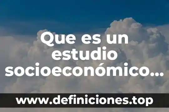Que es mejor merional o merapur 8 Que es un estudio socioeconómico y en que consiste