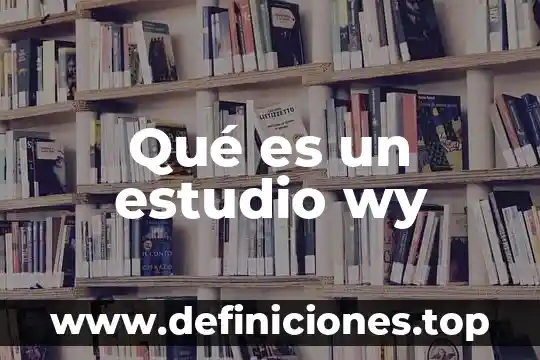 Que es un estudio de caso ejemplo 3 Qué es un estudio wy