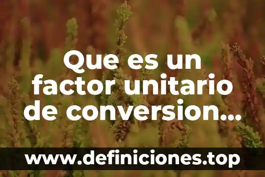 Qué es un proceso intelectual 4 Que es un factor unitario de conversion en fisica