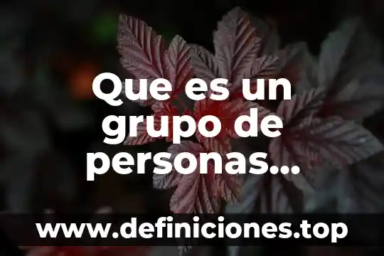Que es el grupo eslavo 4 Que es un grupo de personas eventos