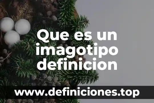 Que es un imagotipo definicion