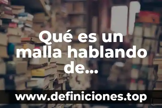 Qué es una red man y un ejemplo 3 Qué es un malla hablando de computadoras