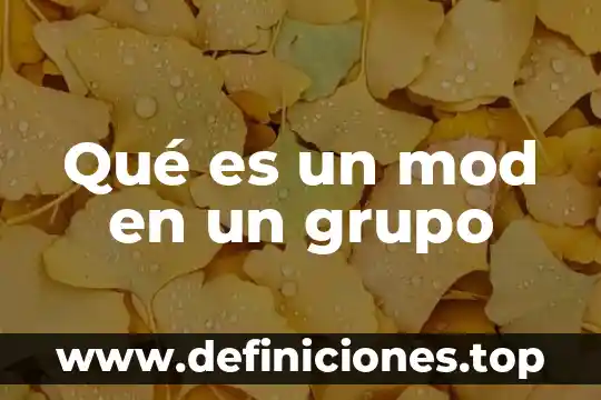 En starbouks que es mod gratis 5 Qué es un mod en un grupo