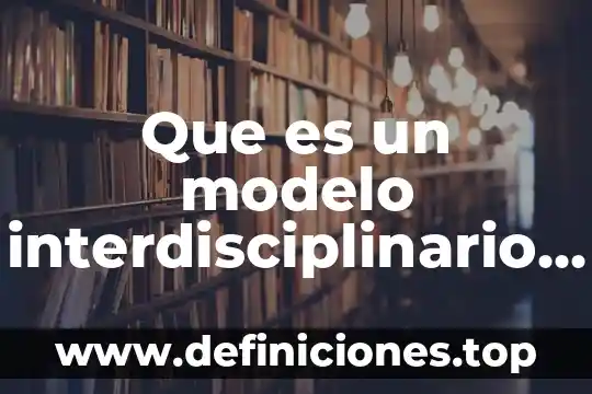 Qué es el enfoque interdisciplinario de las ciencias sociales 5 Que es un modelo interdisciplinario de salud pública