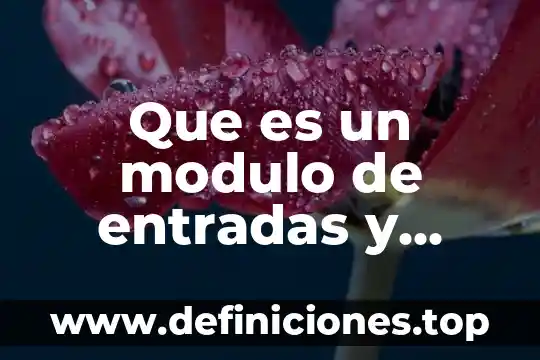 Que es un almacen de primeras entradas primeras salidas 7 Que es un modulo de entradas y salidas aj65sbtb1-32d
