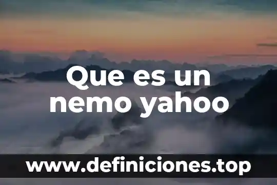 Que es un nemo yahoo