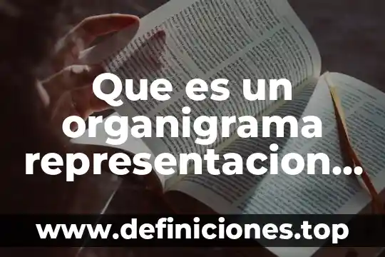 Qué es saber tradicional 6 Que es un organigrama representacion y comunicacion tecnica
