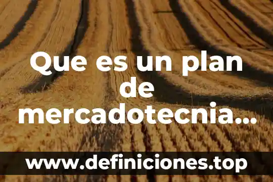 Qué es el plan to inventory SAP 6 Que es un plan de mercadotecnia digital