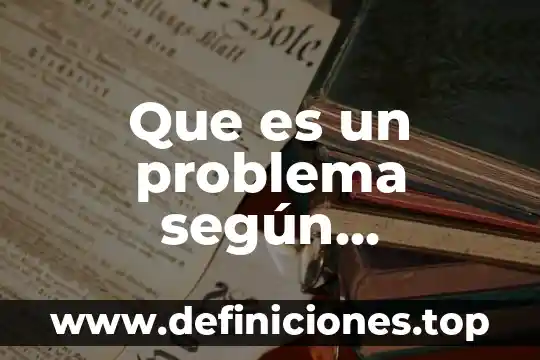 Que es un problema según aristoteles