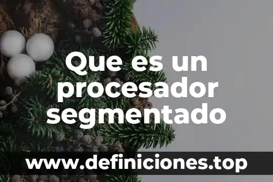 Que es el procesador word pad 4 Que es un procesador segmentado