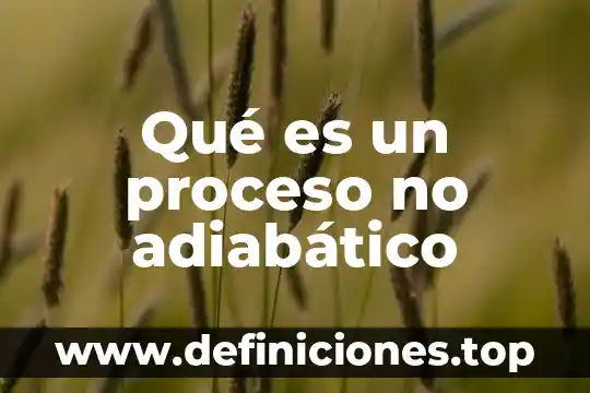 Qué es un sistema, sistema abierto, cerrado, aislado y adiabático 3 Qué es un proceso no adiabático