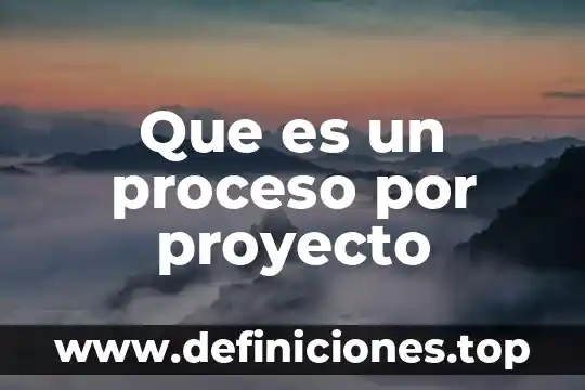 Que es un programa de seguridad y para que sirve 8 Que es un proceso por proyecto
