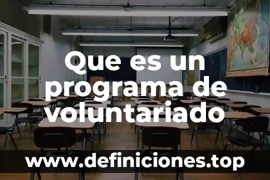 Que es un programa de respuesta de incidentes 7 Que es un programa de voluntariado