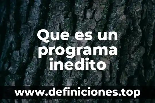 Qué es el programa de gastos catastróficos 3 Que es un programa inedito