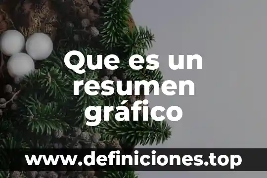 Que es un resumen gráfico