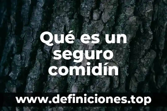 Qué es un seguro comidín