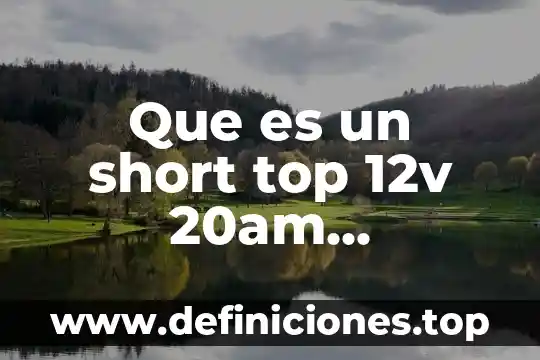 Diseño electrónico analógico qué es 3 Que es un short top 12v 20am electronico