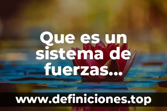 Que es un sistema de fuerzas colineales y paralelas
