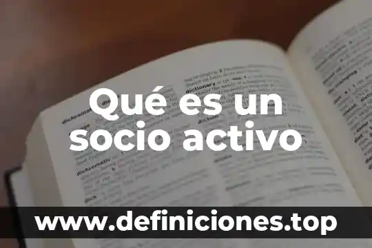Que es la musica de manera filosofia 7 Qué es un socio activo