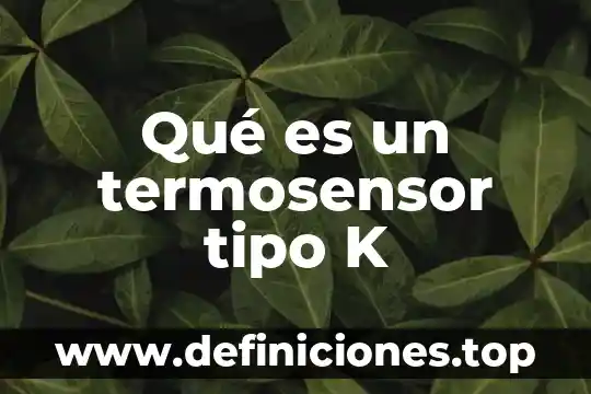 Que es una institucion relacionada con la comunicacion 8 Qué es un termosensor tipo K