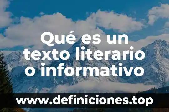 ¿Qué es un texto apelativo o persuasivo? 4 Qué es un texto literario o informativo