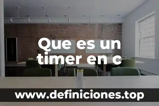 Que es son compuesto en quimica 7 Que es un timer en c